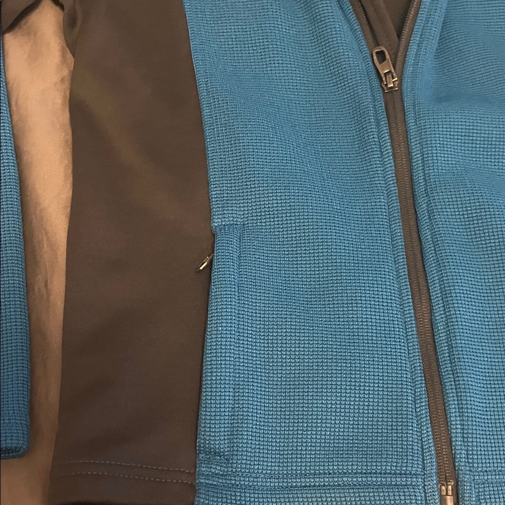 Spyder Blue and Black Kids Jacket - Picture 4 of 9